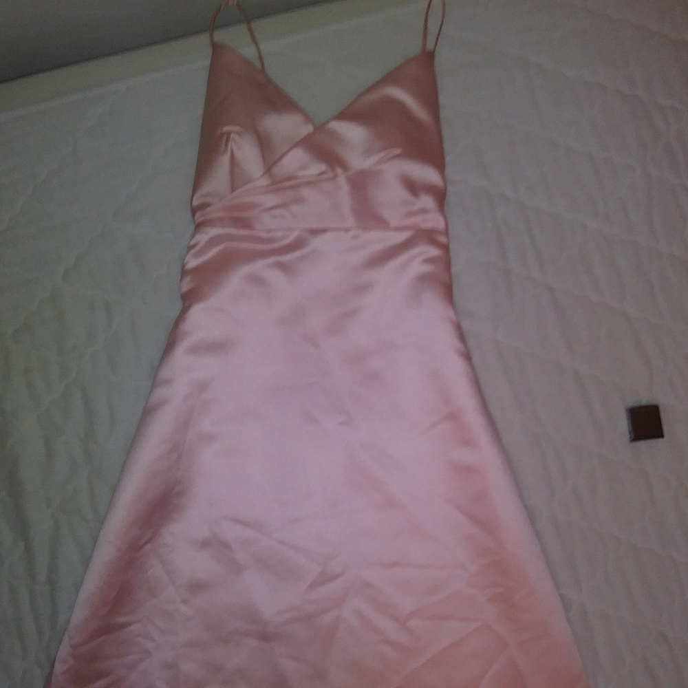 Graceful Baby Pink Prom/Bridal Party Gown
